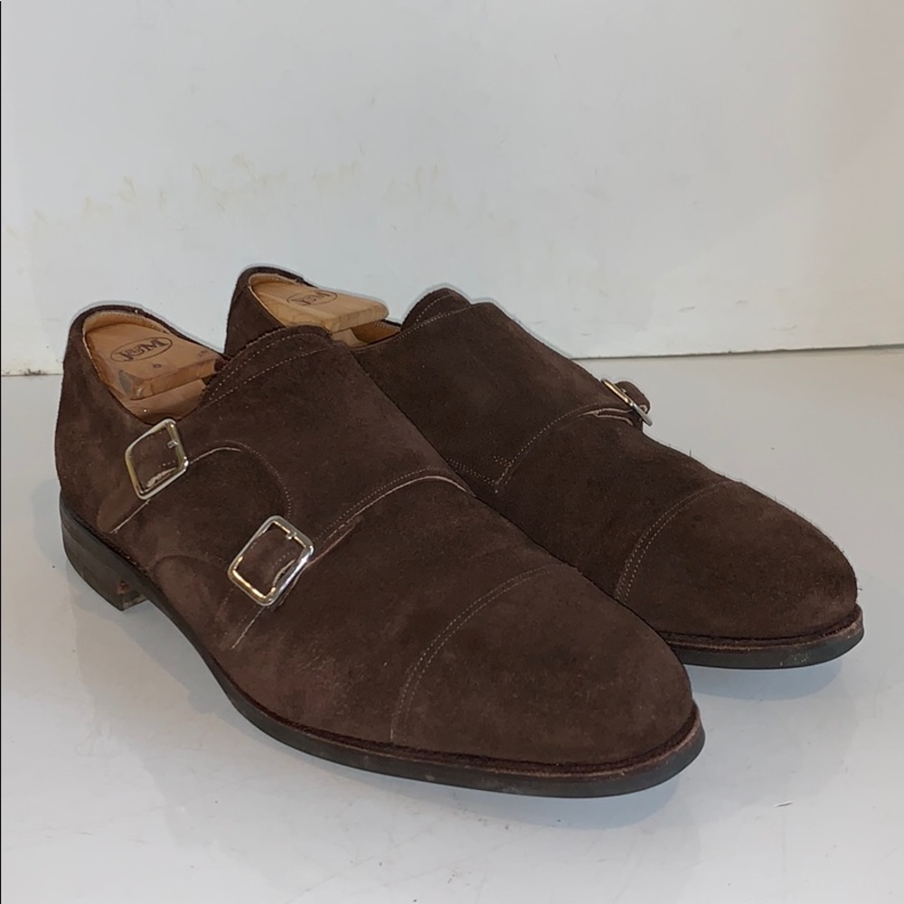Meermin Brown Monk strap shoes